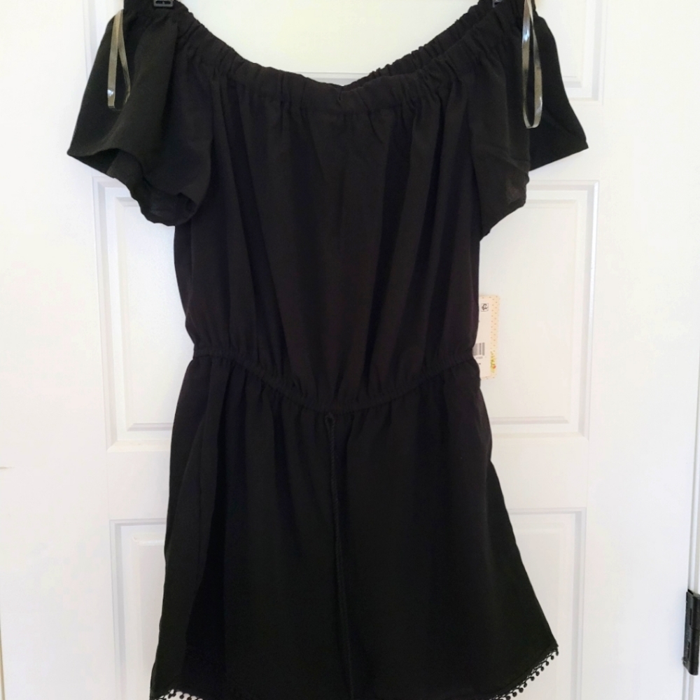 Women's Black Romper WITH TAG